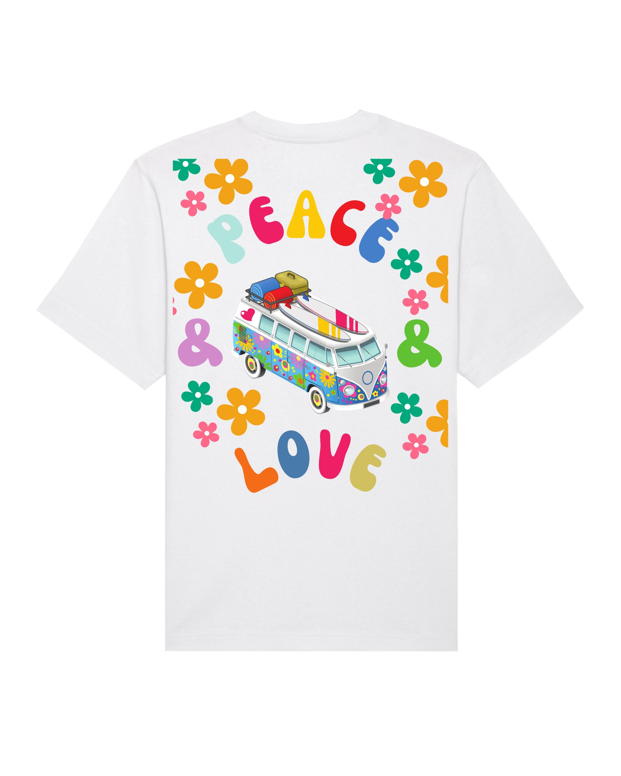CAMISETA PEACE AND LOVE