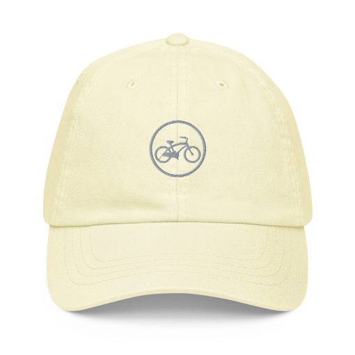 GORRA 6 PANELES AMARILLO PASTEL LOGO ISNACH