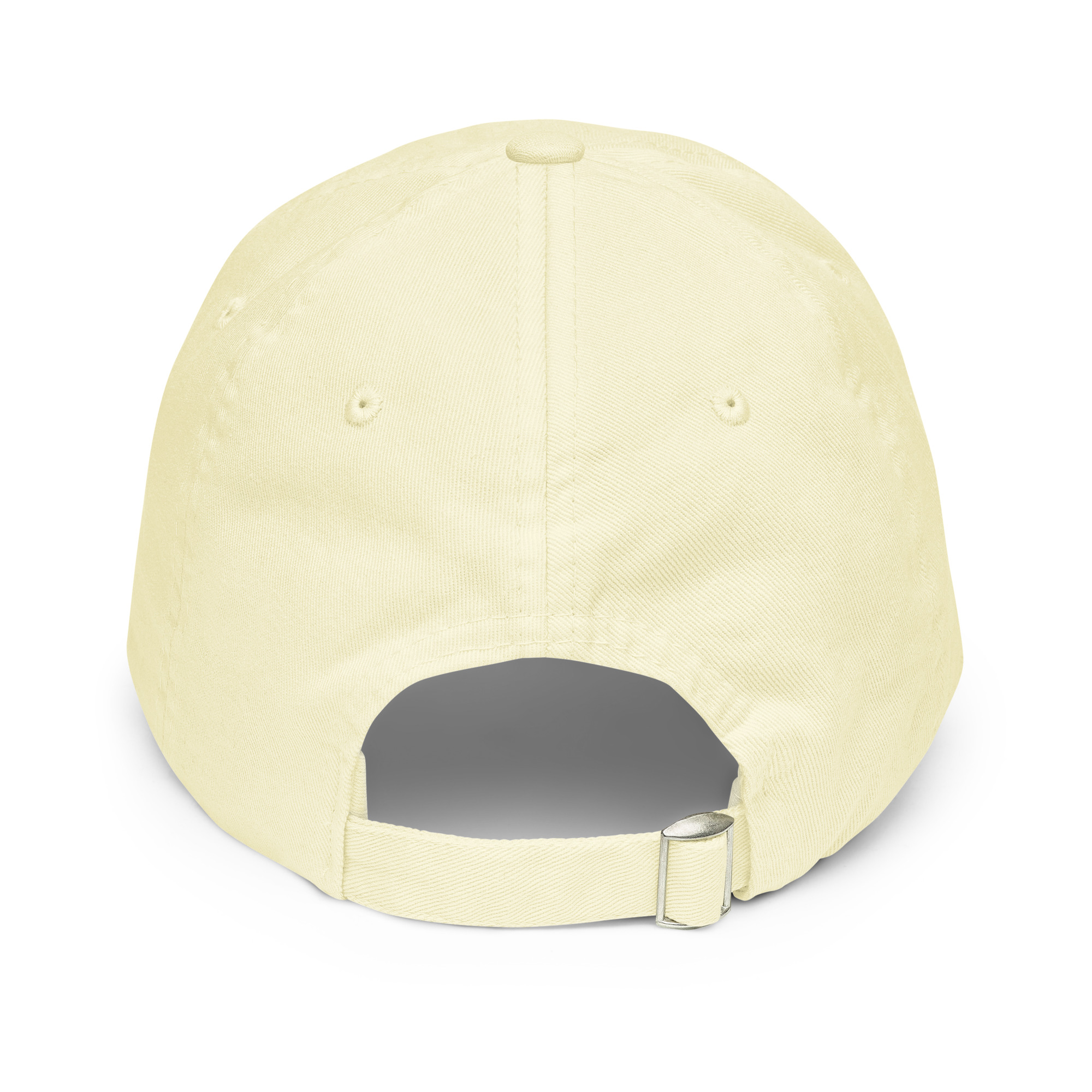 GORRA 6 PANELES AMARILLO PASTEL LOGO ISNACH - Imagen 2