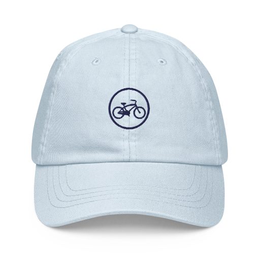GORRA 6 PANELES AZUL PASTEL LOGO ISNACH
