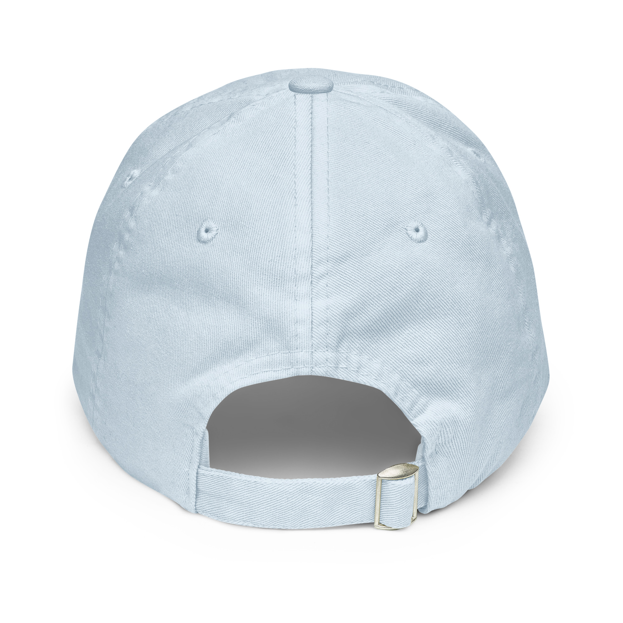 GORRA 6 PANELES AZUL PASTEL LOGO ISNACH - Imagen 2