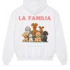 SUDADERA CON CAPUCHA LA FAMILIA
